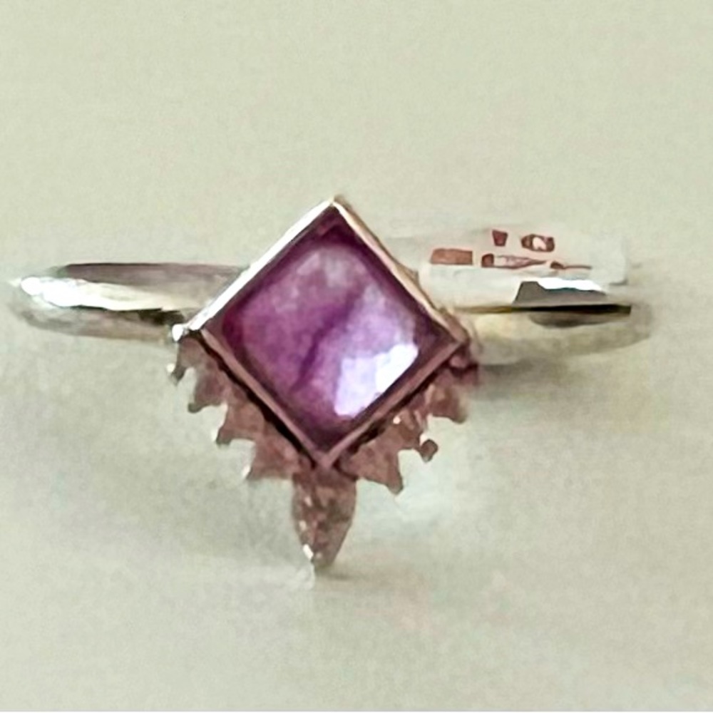 Bomb Party Ring- Lavender Quartz
